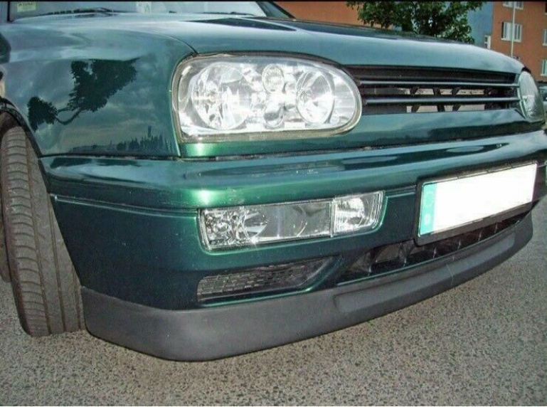 Upgrade Klarglas Frontblinker / Nebelscheinwerfer-Dummy für VW Golf 3 91-97 / Vento 92-98 chrom